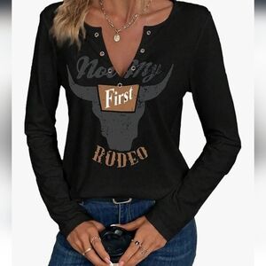 Black Country Girl Long Sleeve Top